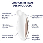 SATISFYER - SPOT ON 2 LAY-ON VIBRATOR WHITE - Amore24