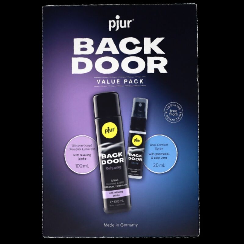 PJUR - BACK DOOR SET OF ANAL LUBRICANT AND SPRAY - Amore24