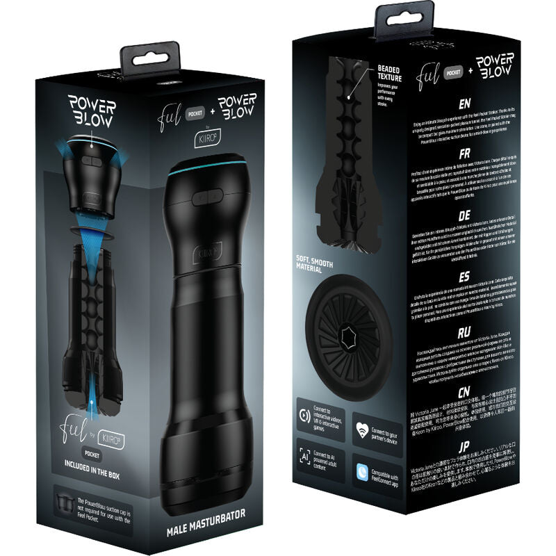 KIIROO - FEEL POCKET MALE MASTURBATOR + POWER BLOW - Amore24
