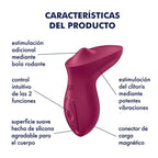 SATISFYER - EXCITERRR LAY-ON CLITORIS BERRY VIBRATOR - Amore24