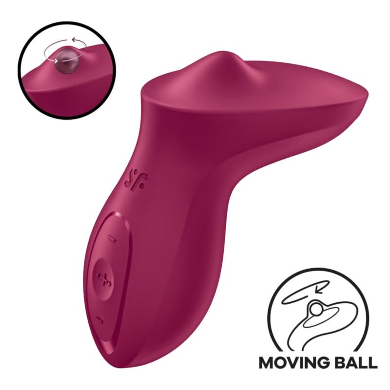 SATISFYER - EXCITERRR LAY-ON CLITORIS BERRY VIBRATOR - Amore24