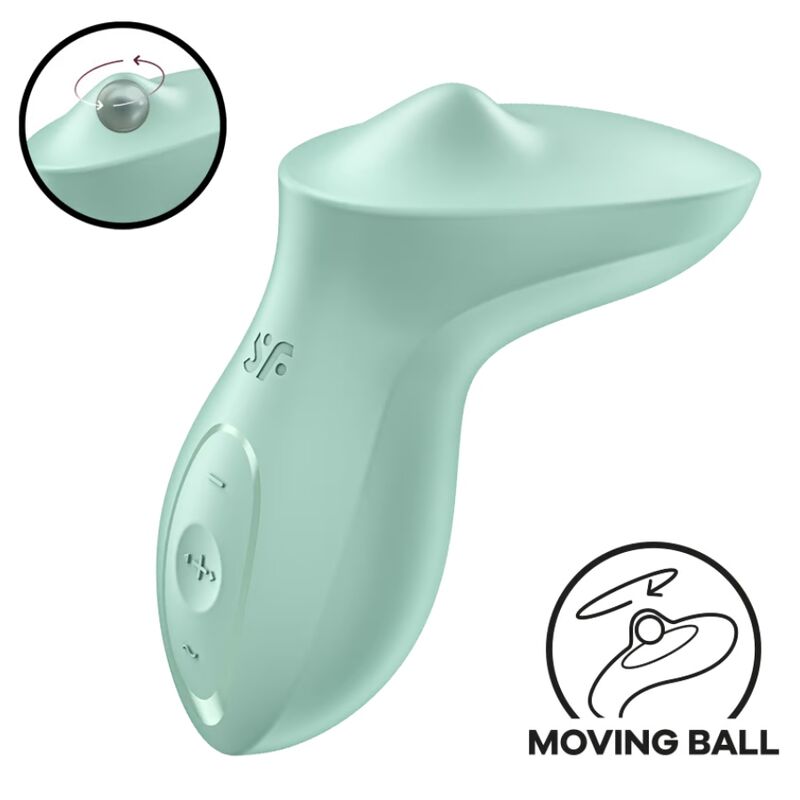 SATISFYER - EXCITERRR LAY-ON CLITORIS MINT VIBRATOR - Amore24