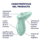 SATISFYER - EXCITERRR LAY-ON CLITORIS MINT VIBRATOR - Amore24