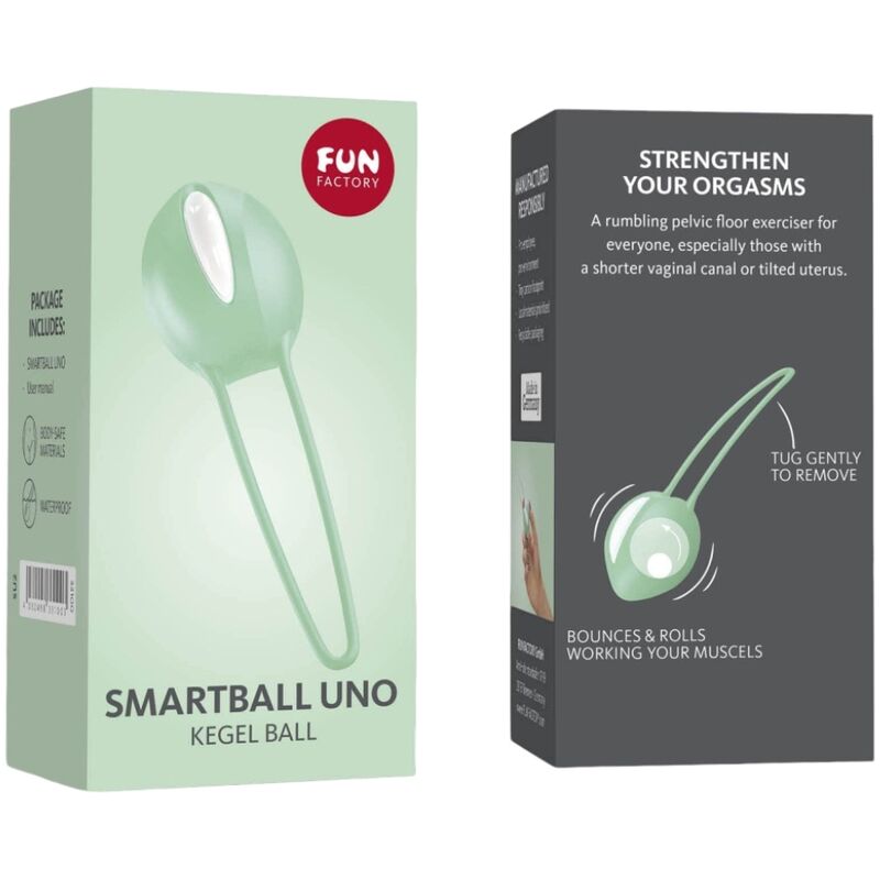 FUN FACTORY - SMARTBALL UNO PELVIC BALL WHITE / GREEN PISTACHIO - Amore24