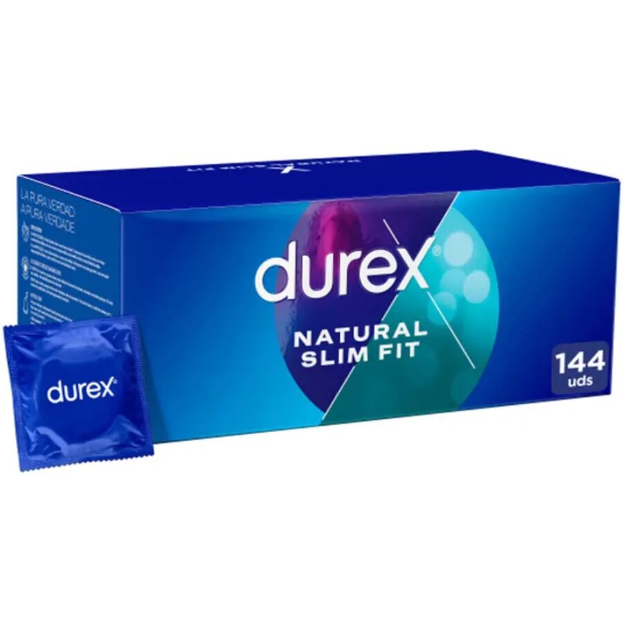 DUREX - NATURAL SLIM FIT BASIC 144 UNITS - Amore24