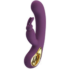 PRETTY LOVE - LIAM RABBIT VIBRATOR & G SPOT STIMULATOR PURPLE - Amore24