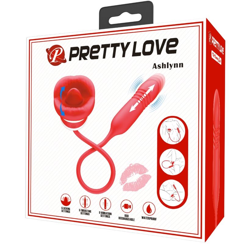 PRETTY LOVE - ASHLYNN RED MOUTH MASTURBATOR - Amore24