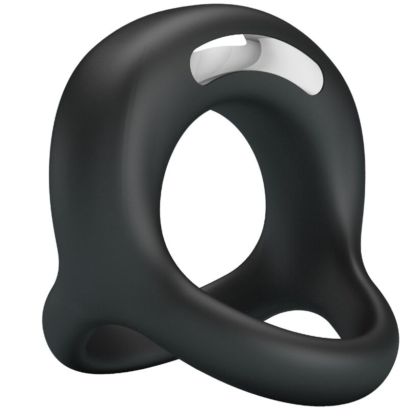 PRETTY LOVE - ELLIOTT  BLACK VIBRATOR RING - Amore24