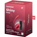 SATISFYER - SHINY PETAL G POINT REMOTE CONTROL STIMULATOR RED FREE APP - Amore24