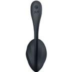 SATISFYER - RIBBED PETAL G POINT STIMULATOR REMOTE CONTROL BLACK FREE APP - Amore24