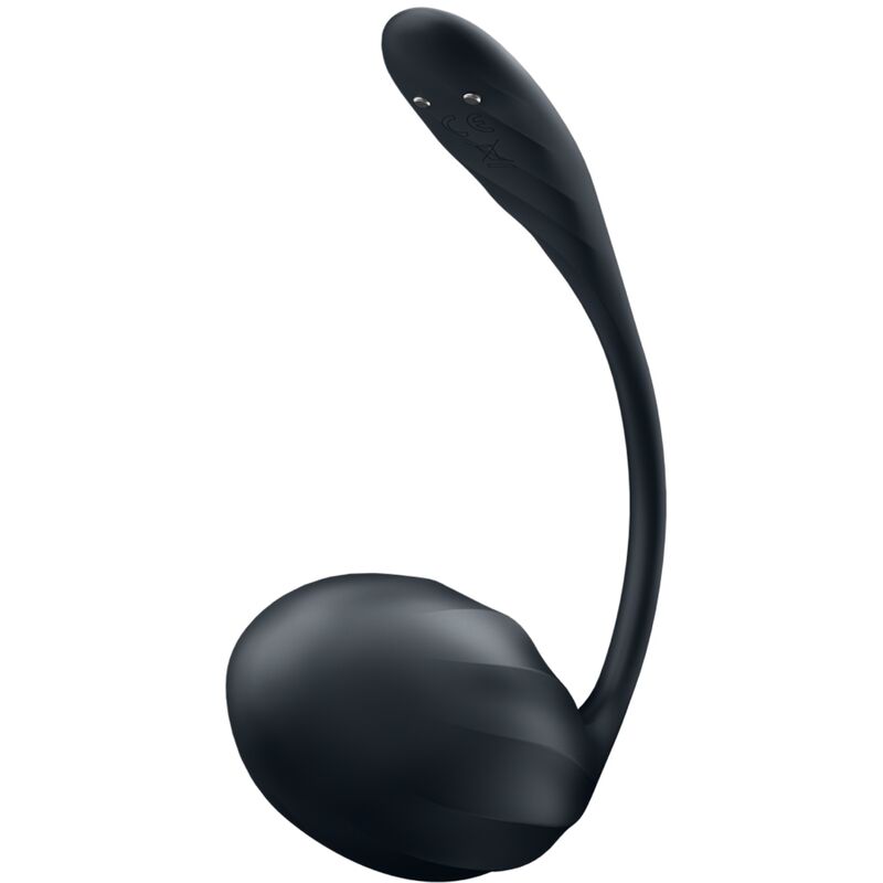 SATISFYER - RIBBED PETAL G POINT STIMULATOR REMOTE CONTROL BLACK FREE APP - Amore24