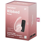 SATISFYER - RIBBED PETAL G POINT REMOTE CONTROL STIMULATOR ROSE FREE APP - Amore24