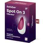 SATISFYER - SPOT ON 3 CLITORIS STIMULATOR BERRY - Amore24