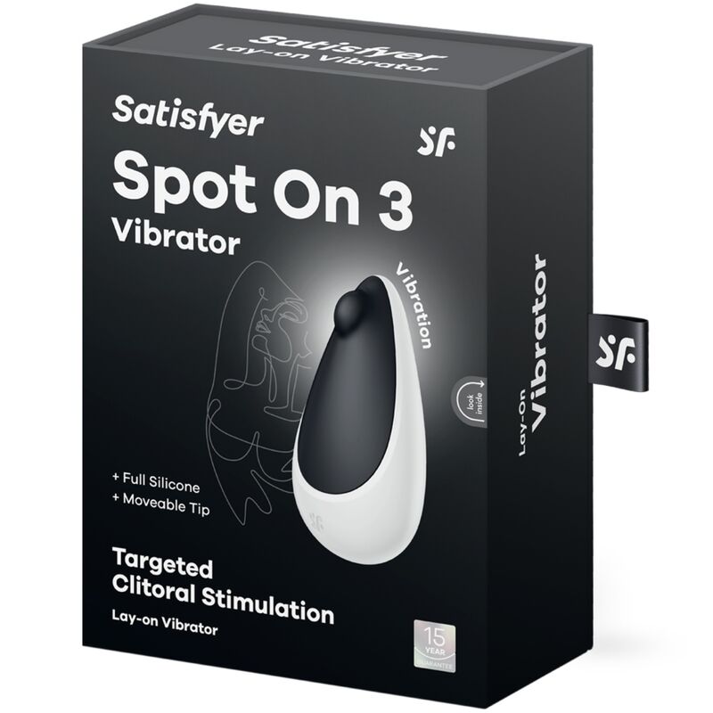 SATISFYER - SPOT ON 3 CLITORIS STIMULATOR BLACK - Amore24