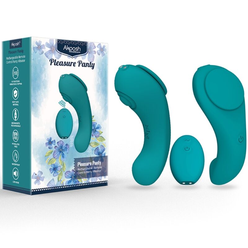 ARMONY - PLEASURE PANTY VIBRATOR REMOTE CONTROL 3 SPEEDS GREEN - Amore24