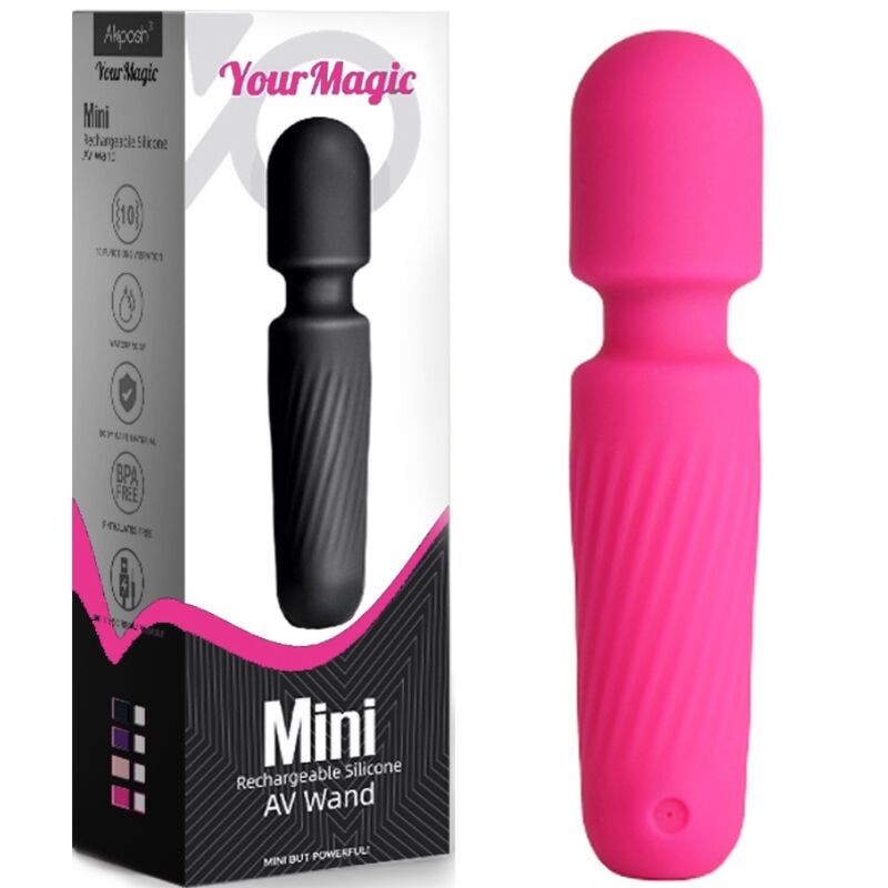 ARMONY - YOUR MAGIC MASSAGER & VIBRATOR RECHARGEABLE 10 VIBRATIONS PINK - Amore24