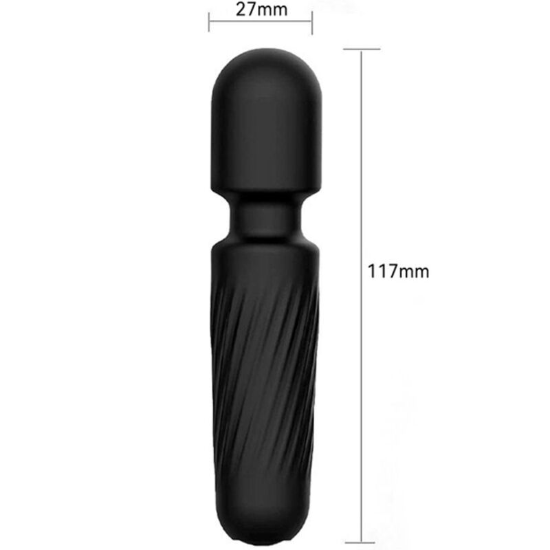 ARMONY - YOUR MAGIC MASSAGER & VIBRATOR RECHARGEABLE 10 VIBRATIONS BLACK - Amore24
