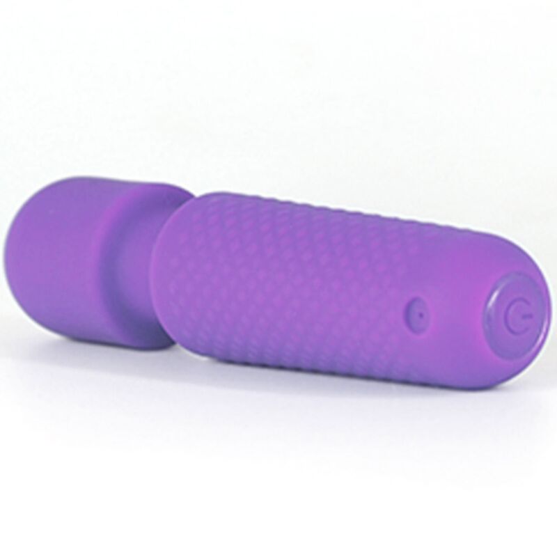 ARMONY - YOUR MAGIC MASSAGER & VIBRATOR RECHARGEABLE 10 VIBRATIONS WAND DOTS PURPLE - Amore24