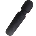 ARMONY - YOUR MAGIC MASSAGER & VIBRATOR RECHARGEABLE 10 VIBRATIONS WAND DOTS BLACK - Amore24