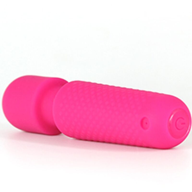 ARMONY - YOUR MAGIC MASSAGER & VIBRATOR RECHARGEABLE 10 VIBRATIONS WAND DOTS PINK - Amore24