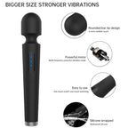 ARMONY - X POWER LARGE MASSAGER & VIBRATOR 7 VIBRATIONS BLACK - Amore24