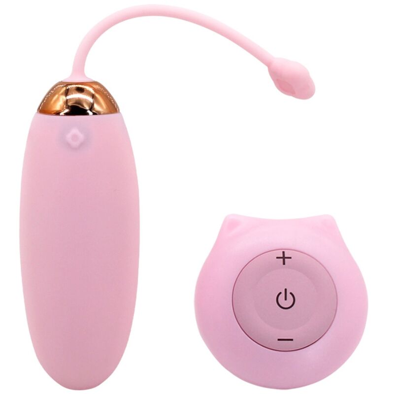 ARMONY - KITTY FUN EGG VIBRATOR REMOTE CONTROL 10 VIBRATIONS PINK - Amore24