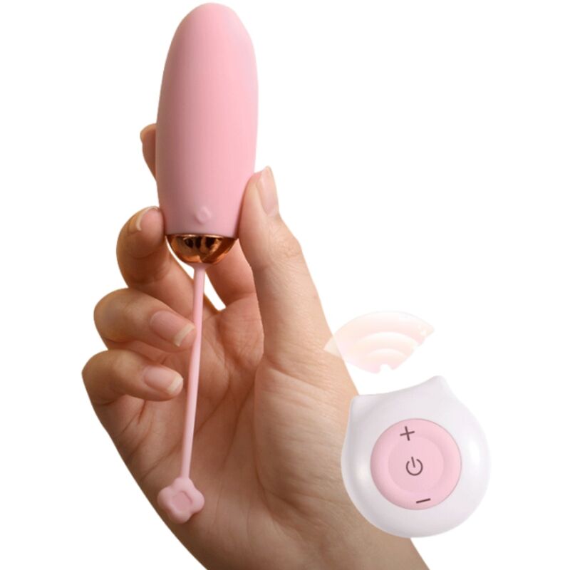 ARMONY - KITTY FUN EGG VIBRATOR REMOTE CONTROL 10 VIBRATIONS PINK - Amore24