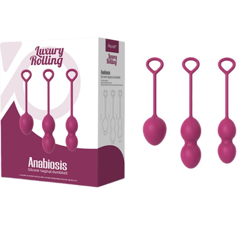 ARMONY - ANABIOSIS VAGINAL DUMBBELL 3 LEVELS BURGUNDY - Amore24