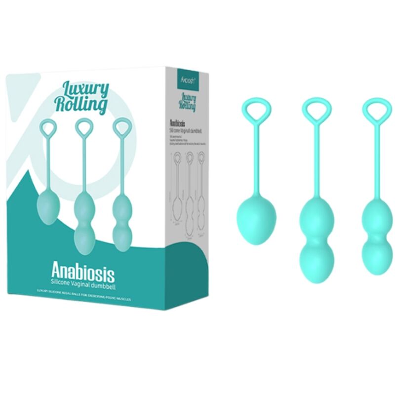 ARMONY - ANABIOSIS VAGINAL DUMBBELL 3 LEVELS GREEN - Amore24