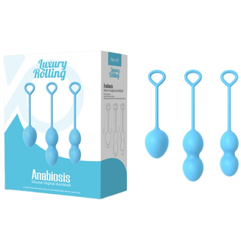 ARMONY - ANABIOSIS VAGINAL DUMBBELL 3 LEVELS BLUE - Amore24