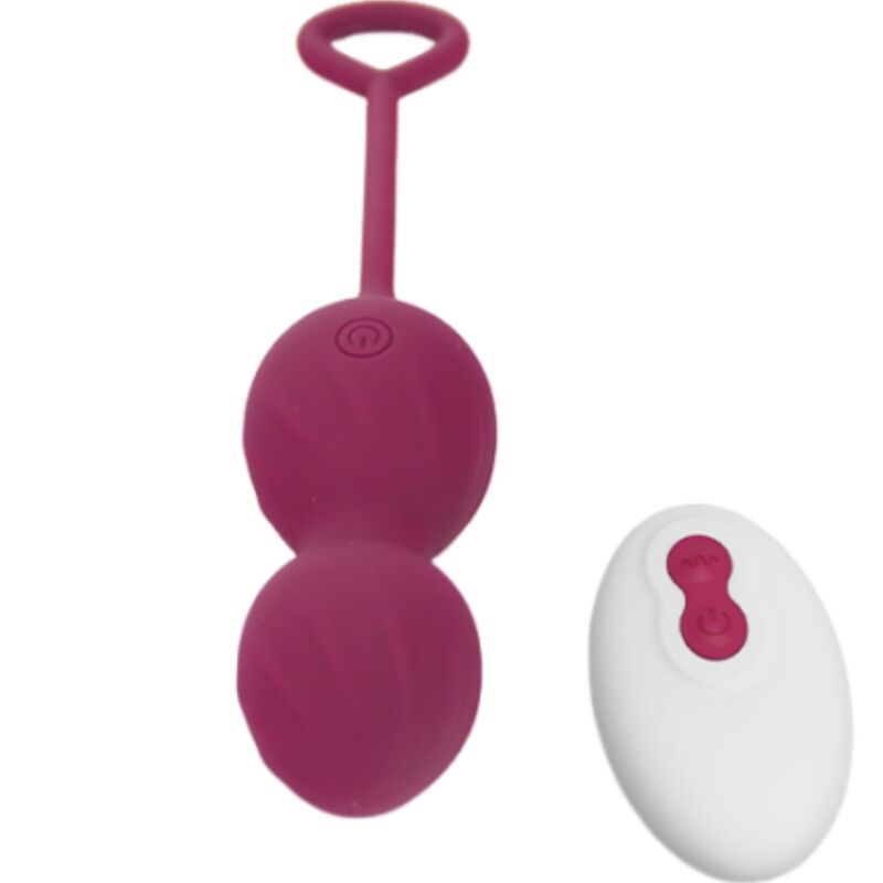 ARMONY - BLOSSOMS VAGINAL DUMBBELL VIBRATION REMOTE CONTROL 10 VIBRATIONS DARK RED - Amore24