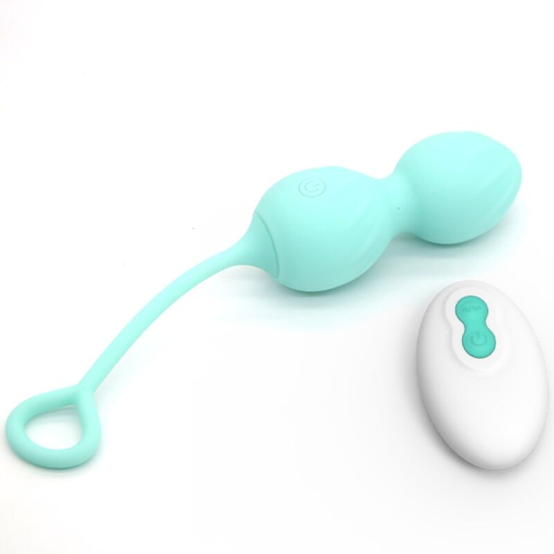 ARMONY - BLOSSOMS VAGINAL DUMBBELL VIBRATION REMOTE CONTROL 10 VIBRATIONS GREEN - Amore24