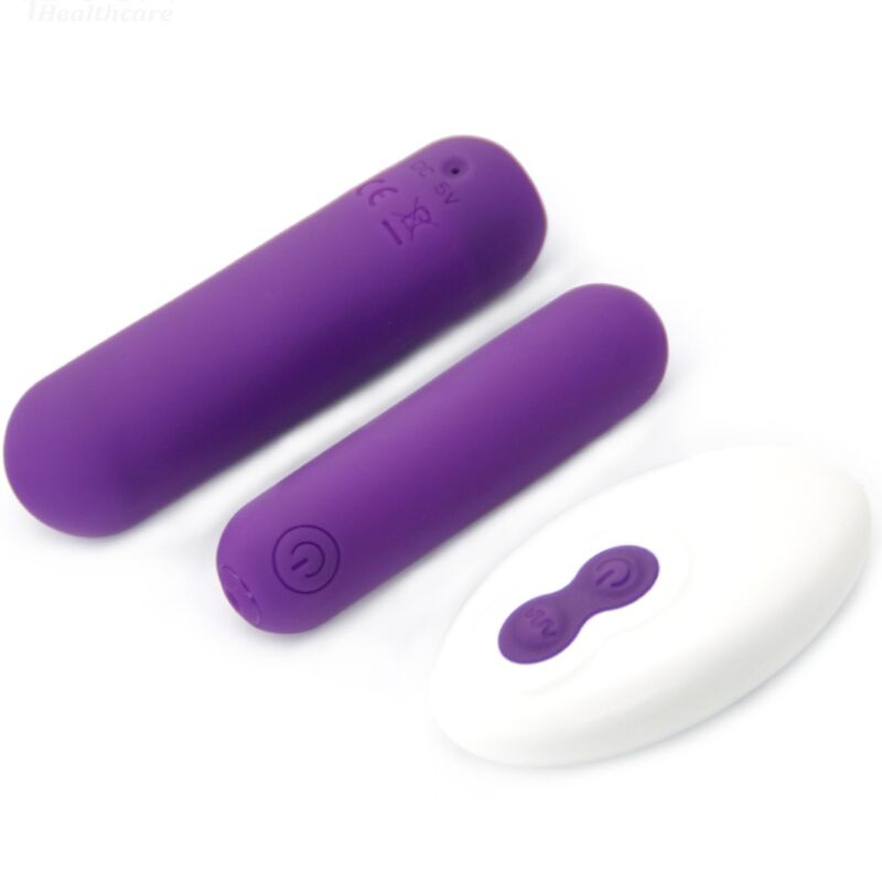 ARMONY - SPLASH JOLINE VIBRATOR BULLET SILICONE REMOTE CONTROL 10 VIBRATIONS 6.5 X 1.5 CM PURPLE - Amore24