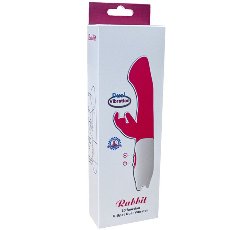 ARMONY - RABBIT VIBRATOR & STIMULATOR G SPOT 10 SPEEDS PINK - Amore24