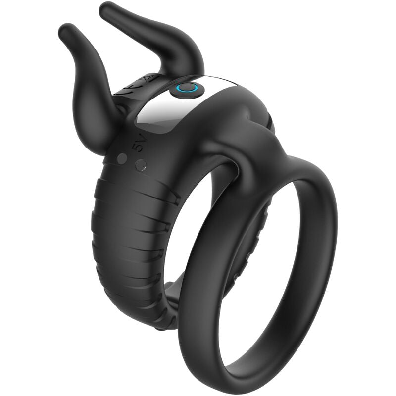 ARMONY - BULL'S PASION RING VIBRATOR 10 SPEEDS BLACK - Amore24