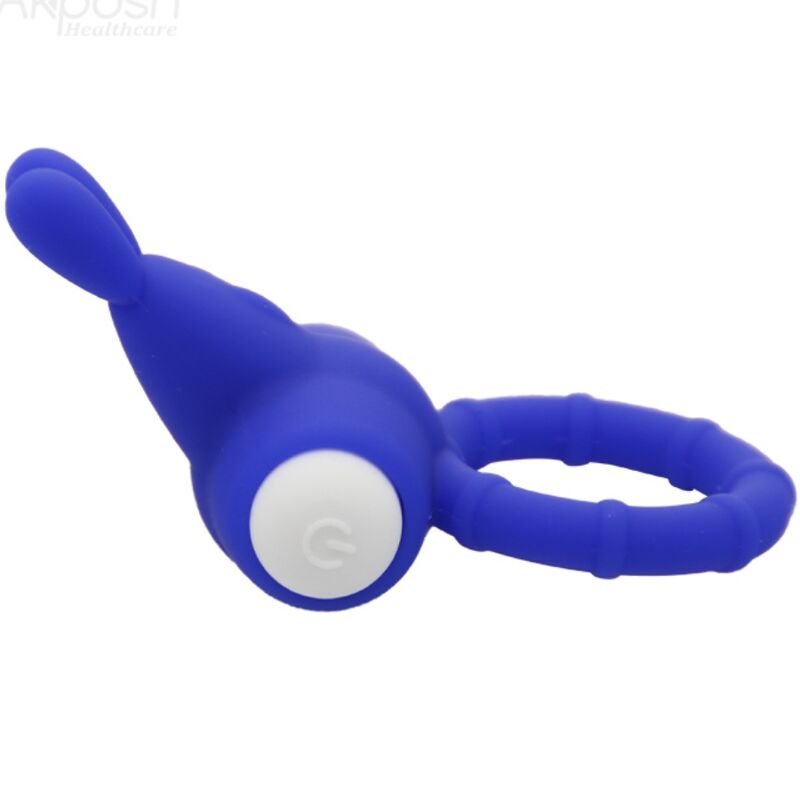 ARMONY - MS BUNNY VIBRATOR RING SILICONE BLUE - Amore24
