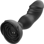 ARMONY - EXTREME A BLOOM ROSE VIBRATOR & ANAL PLUG REMOTE CONTROL BLACK - Amore24