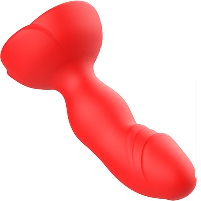 ARMONY - EXTREME A BLOOM ROSE VIBRATOR & ANAL PLUG REMOTE CONTROL RED - Amore24