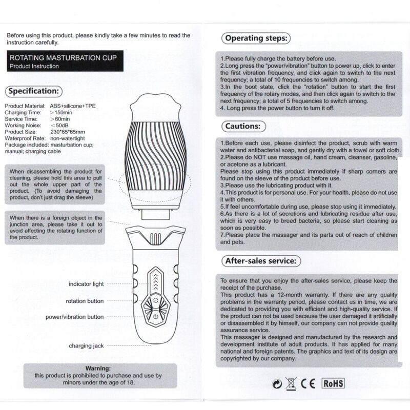 ARMONY - BELUCCI ORAL MASTURBATOR VIBRATOR WHITE - Amore24