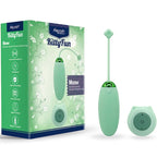 ARMONY - KITTY FUN EGG VIBRATOR REMOTE CONTROL 10 VIBRATIONS GREEN - Amore24