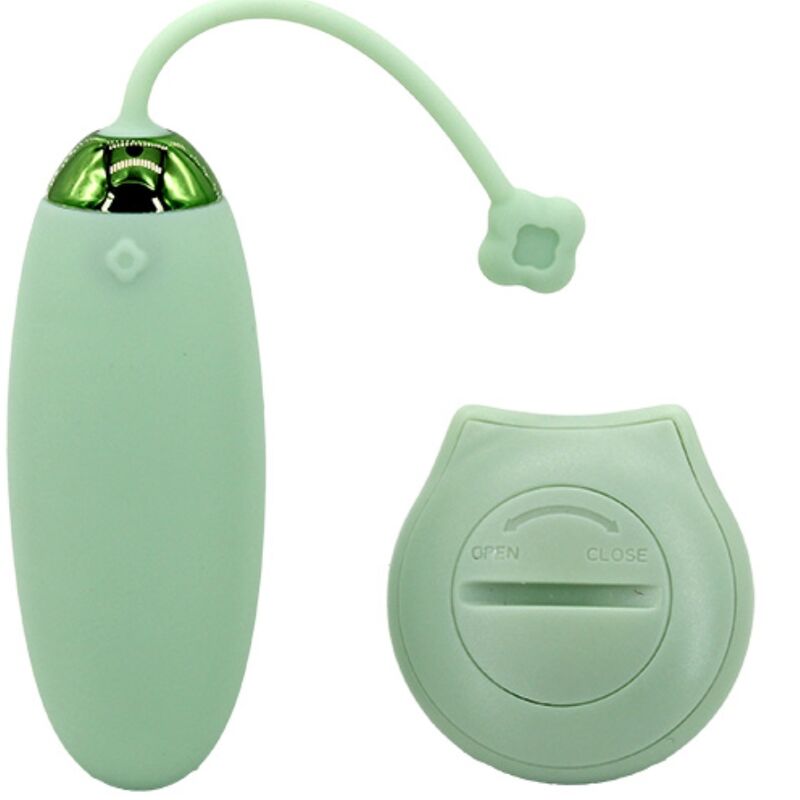 ARMONY - KITTY FUN EGG VIBRATOR REMOTE CONTROL 10 VIBRATIONS GREEN - Amore24