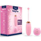 ARMONY - KITTY FUN EGG VIBRATOR REMOTE CONTROL 10 VIBRATIONS PINK - Amore24