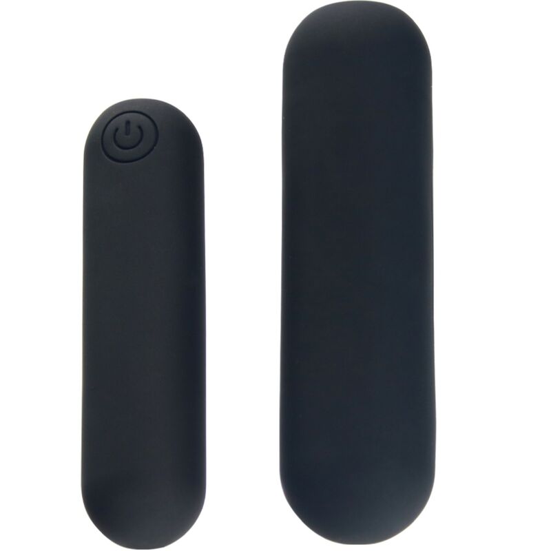 ARMONY - SPLASH HAHA VIBRATOR BULLET SILICONE 10 VIBRATIONS 75 X 19 CM BLACK - Amore24