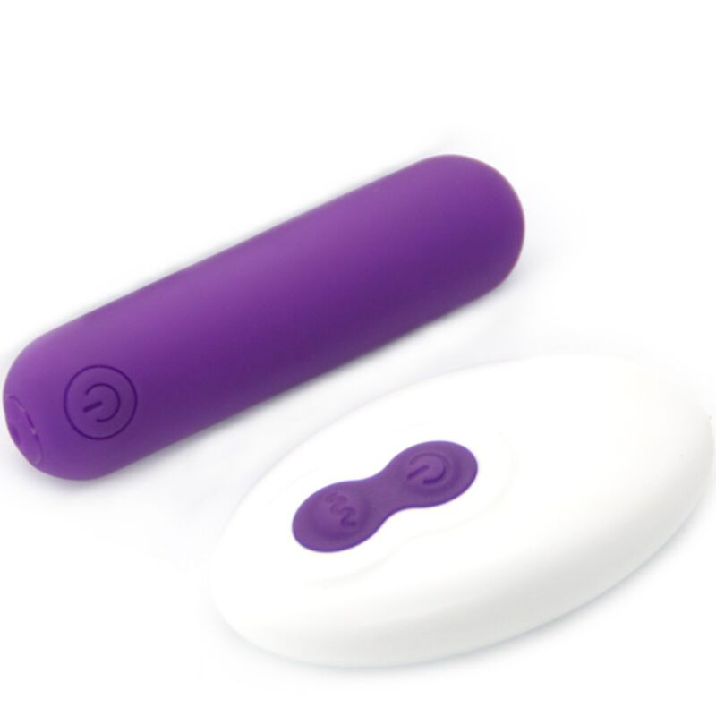 ARMONY - SPLASH JOLINE VIBRATOR BULLET SILICONE REMOTE CONTROL 10 VIBRATIONS 6.5 X 1.5 CM PURPLE - Amore24
