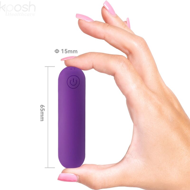 ARMONY - SPLASH JOLINE VIBRATOR BULLET SILICONE REMOTE CONTROL 10 VIBRATIONS 6.5 X 1.5 CM PURPLE - Amore24