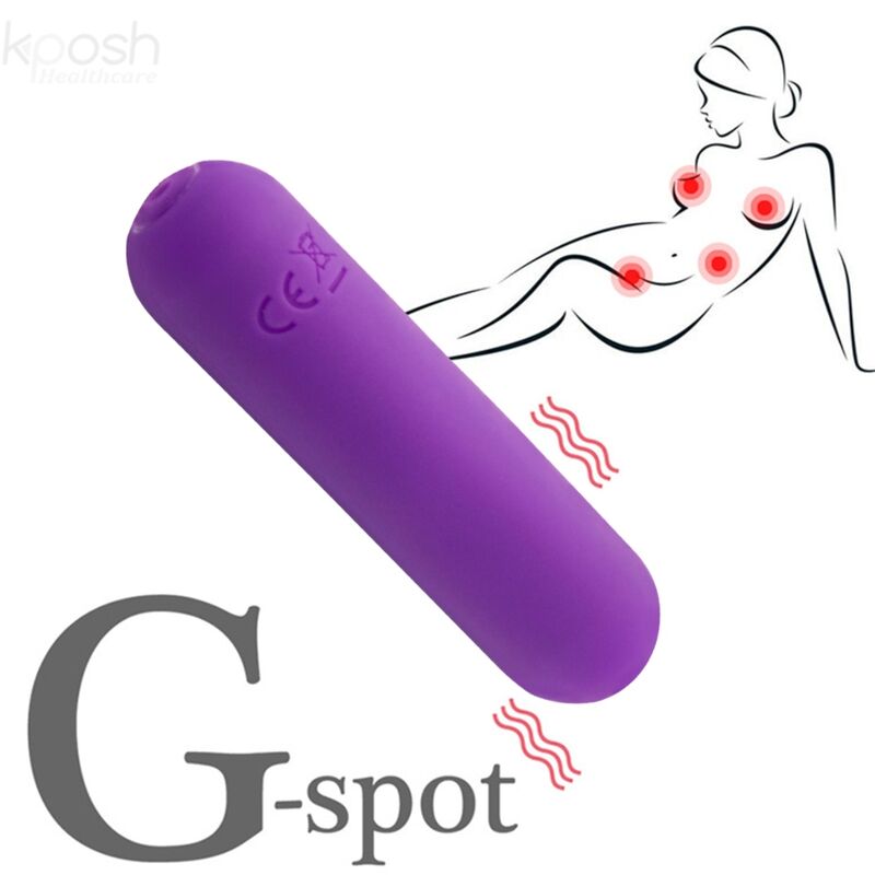 ARMONY - SPLASH JOLINE VIBRATOR BULLET SILICONE REMOTE CONTROL 10 VIBRATIONS 6.5 X 1.5 CM PURPLE - Amore24