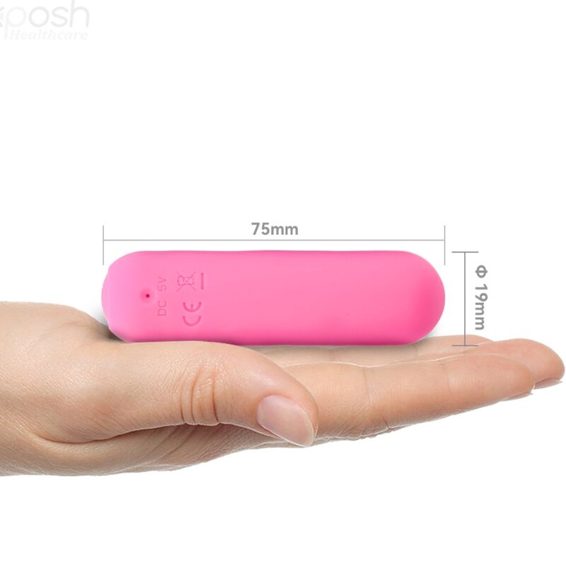 ARMONY - SPLASH JOIE VIBRATOR BULLET SILICONE REMOTE CONTROL 10 VIBRATIONS 75 X 19 CM PINK - Amore24