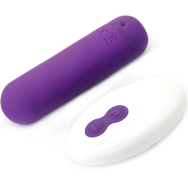 ARMONY - SPLASH JOIE VIBRATOR BULLET SILICONE REMOTE CONTROL 10 VIBRATIONS 75 X 19 CM PURPLE - Amore24