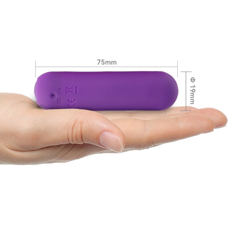 ARMONY - SPLASH JOIE VIBRATOR BULLET SILICONE REMOTE CONTROL 10 VIBRATIONS 75 X 19 CM PURPLE - Amore24