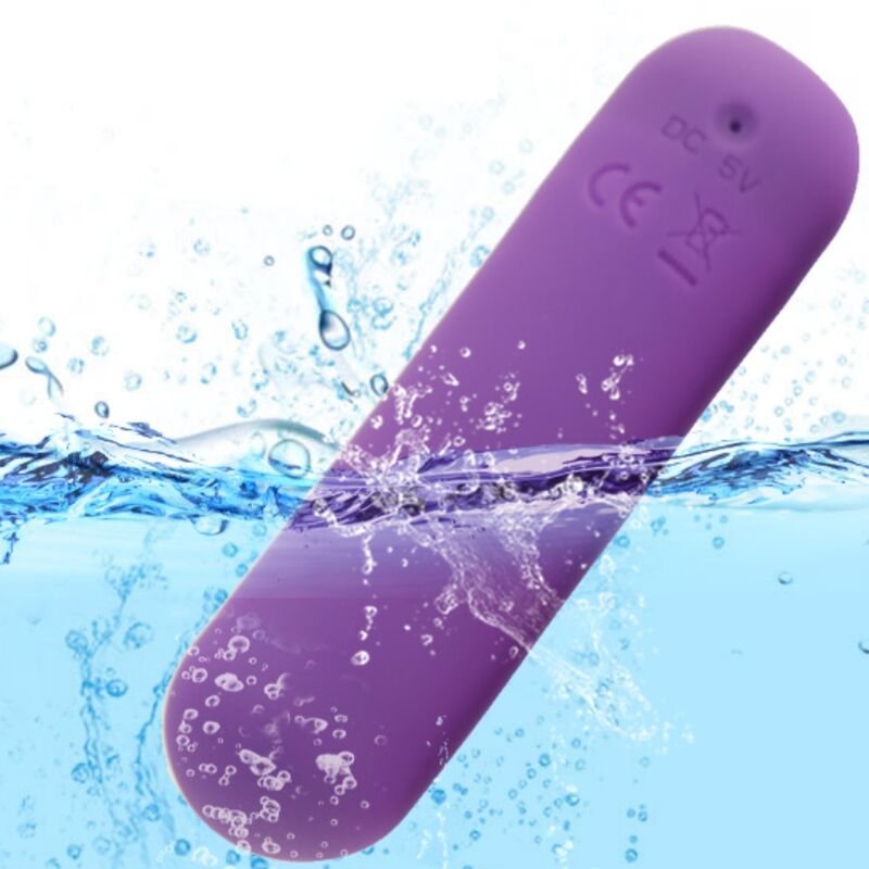 ARMONY - SPLASH JOIE VIBRATOR BULLET SILICONE REMOTE CONTROL 10 VIBRATIONS 75 X 19 CM PURPLE - Amore24